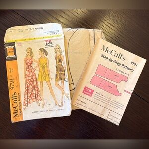McCall's 9791 Step-by-Step Dress Pattern Size S 8-10 Vintage Uncut